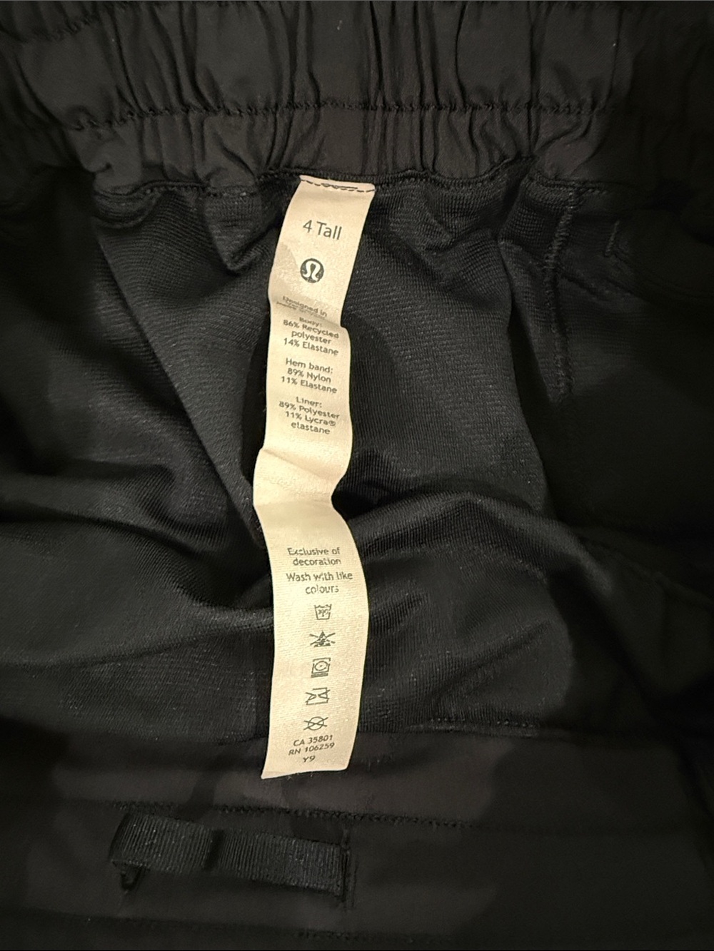 Lululemon Running Shorts mesh black - Picture 4 of 4